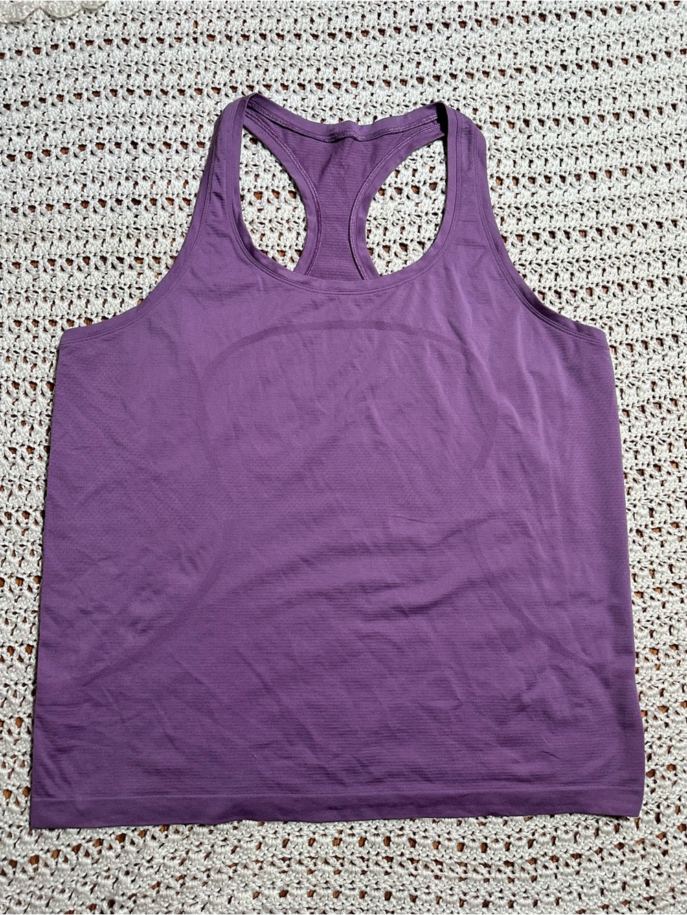 lululemon Size 18 Plum Racerback Tank